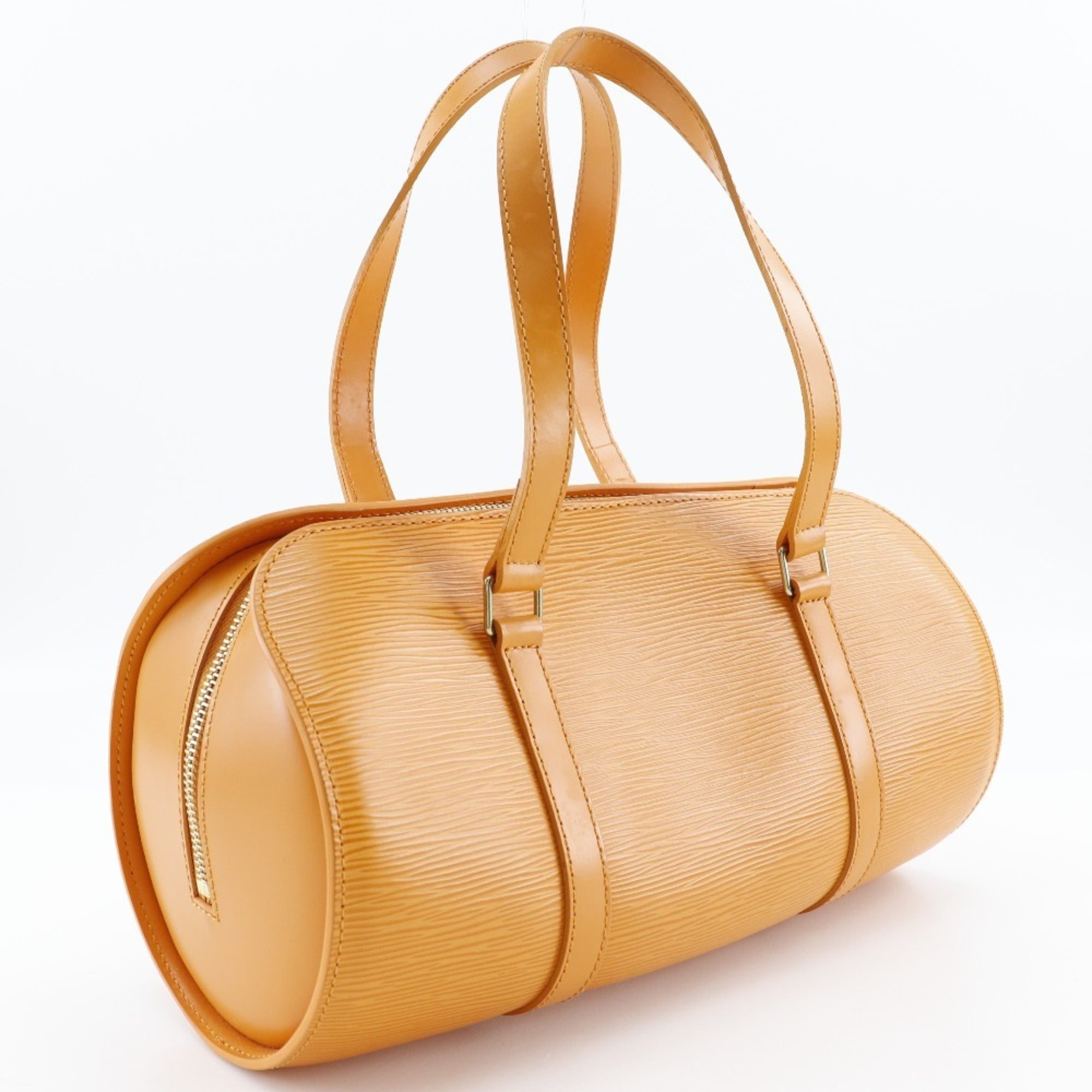 Louis Vuitton Orange Epi Leather Handbag