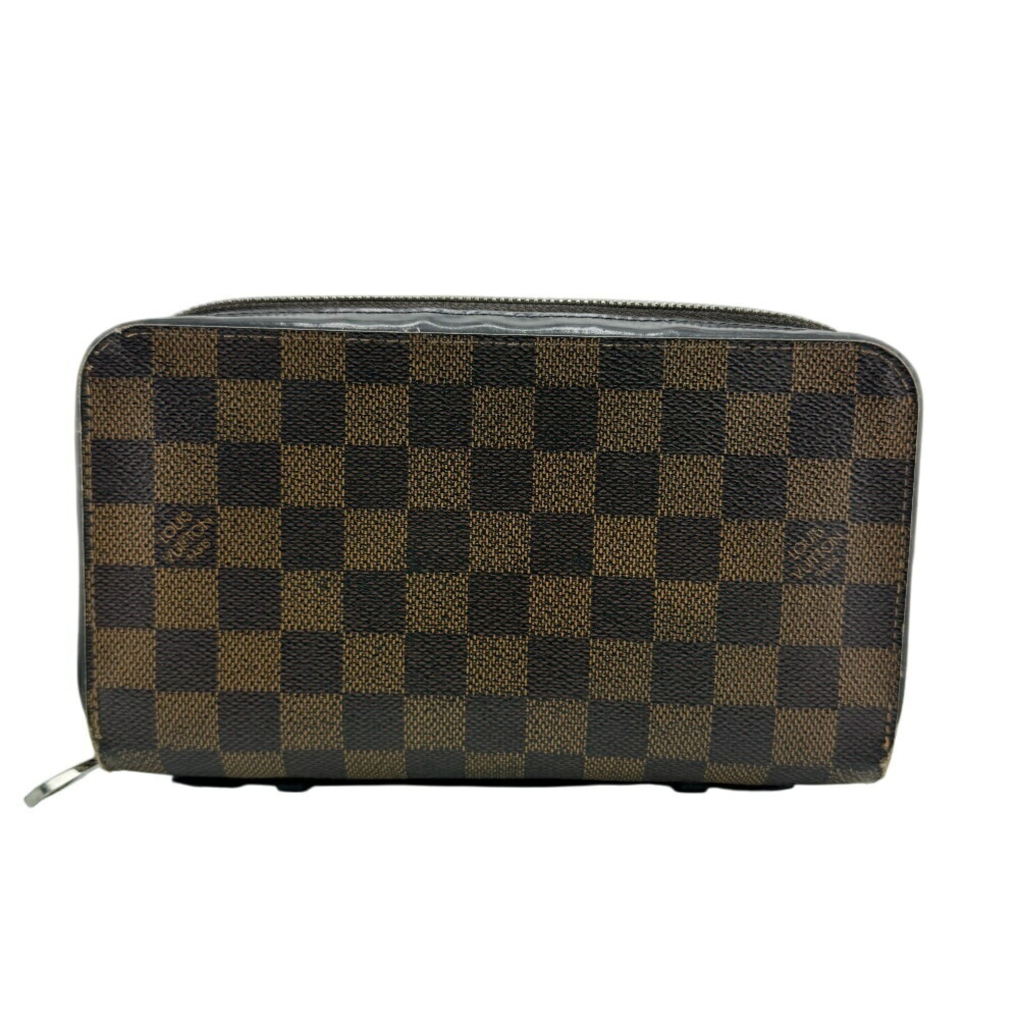 Louis Vuitton Brown Leather Long Wallet