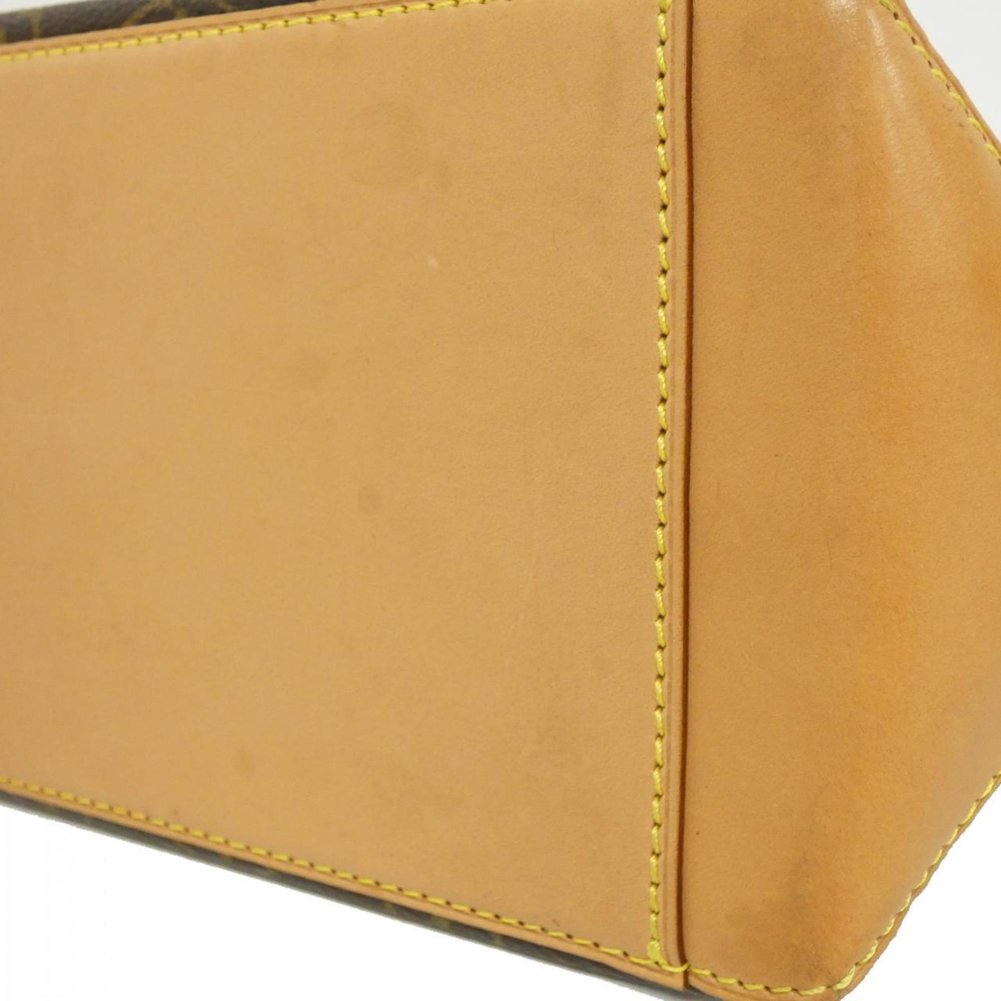 Louis Vuitton Marron Coated Canvas Handbag