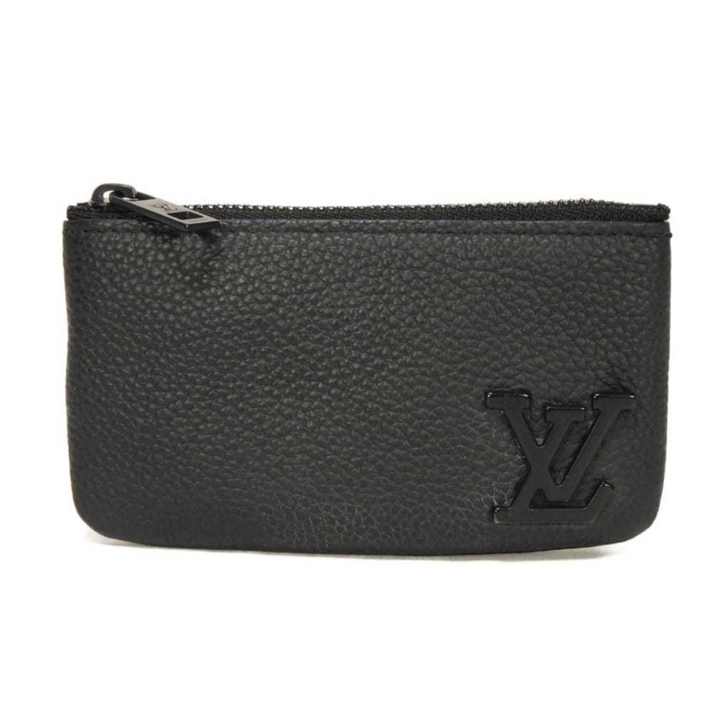 Louis Vuitton Noir Leather Coin Purse/Coin Case