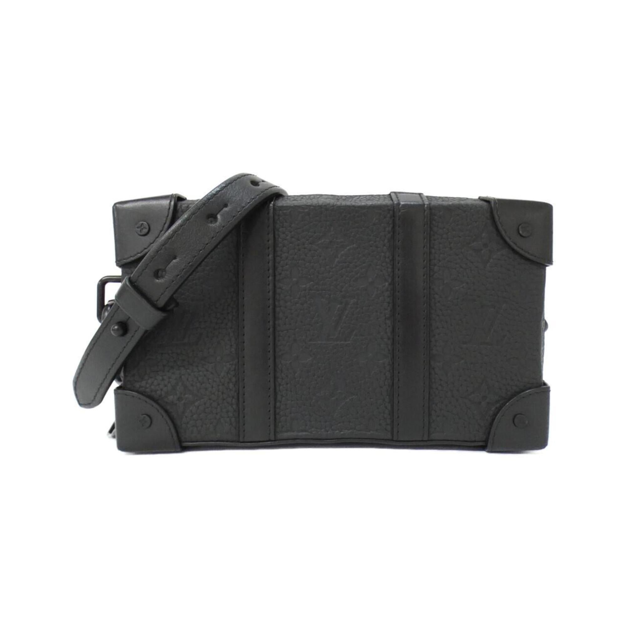 Louis Vuitton Black Leather Shoulder Bag