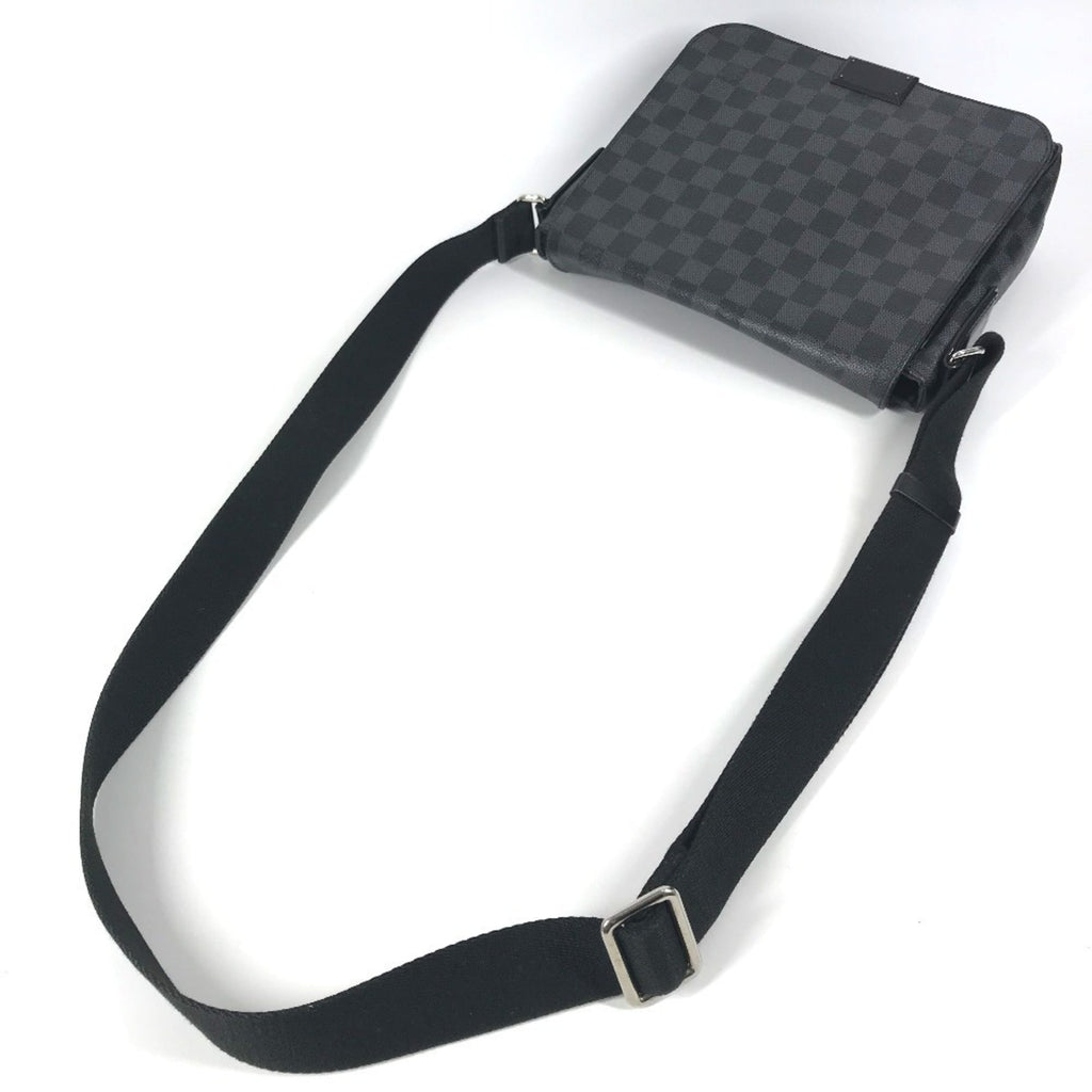 Louis Vuitton Black Damier Graphite Messenger Bag Shoulder Bag