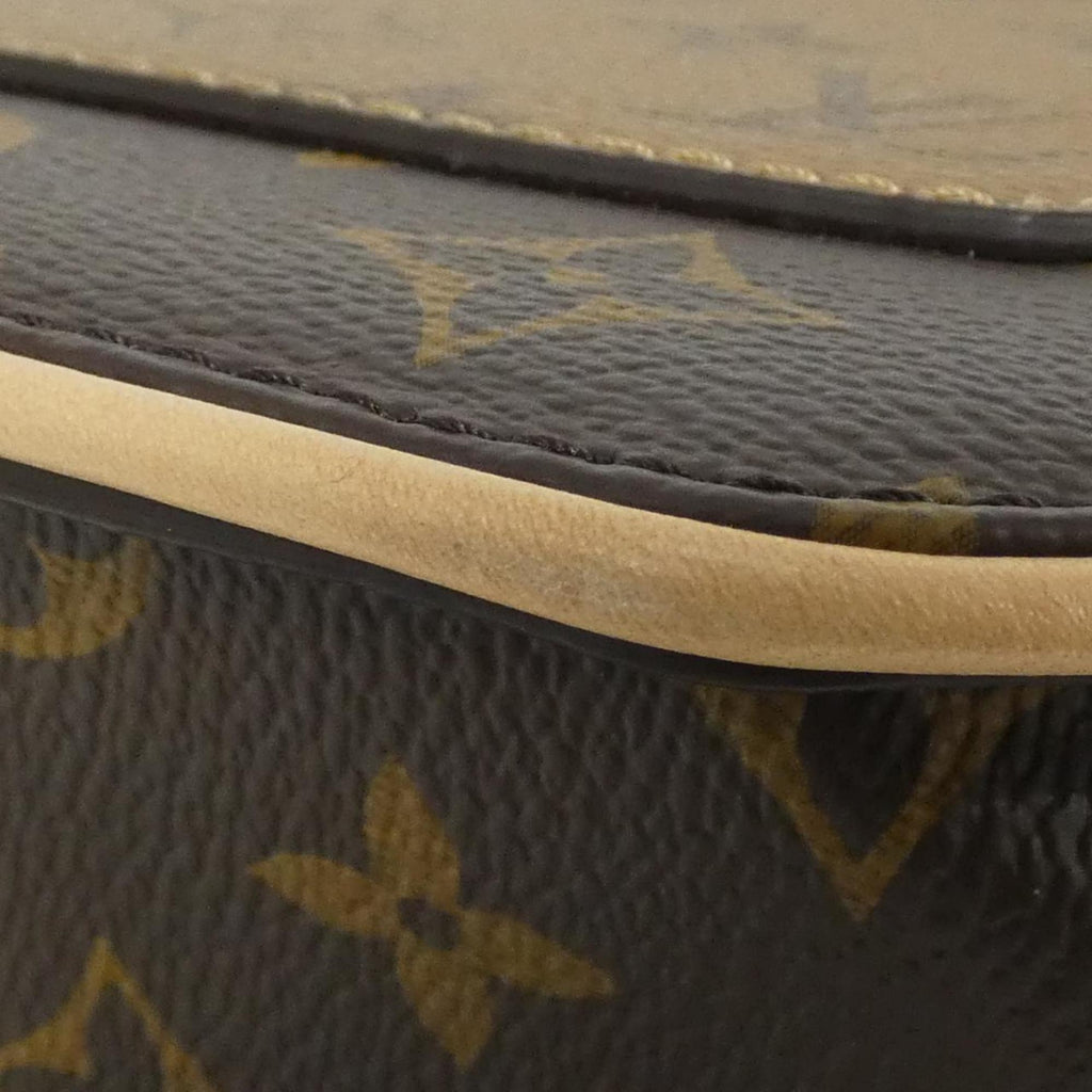 Louis Vuitton Brown Coated Canvas Shoulder Bag
