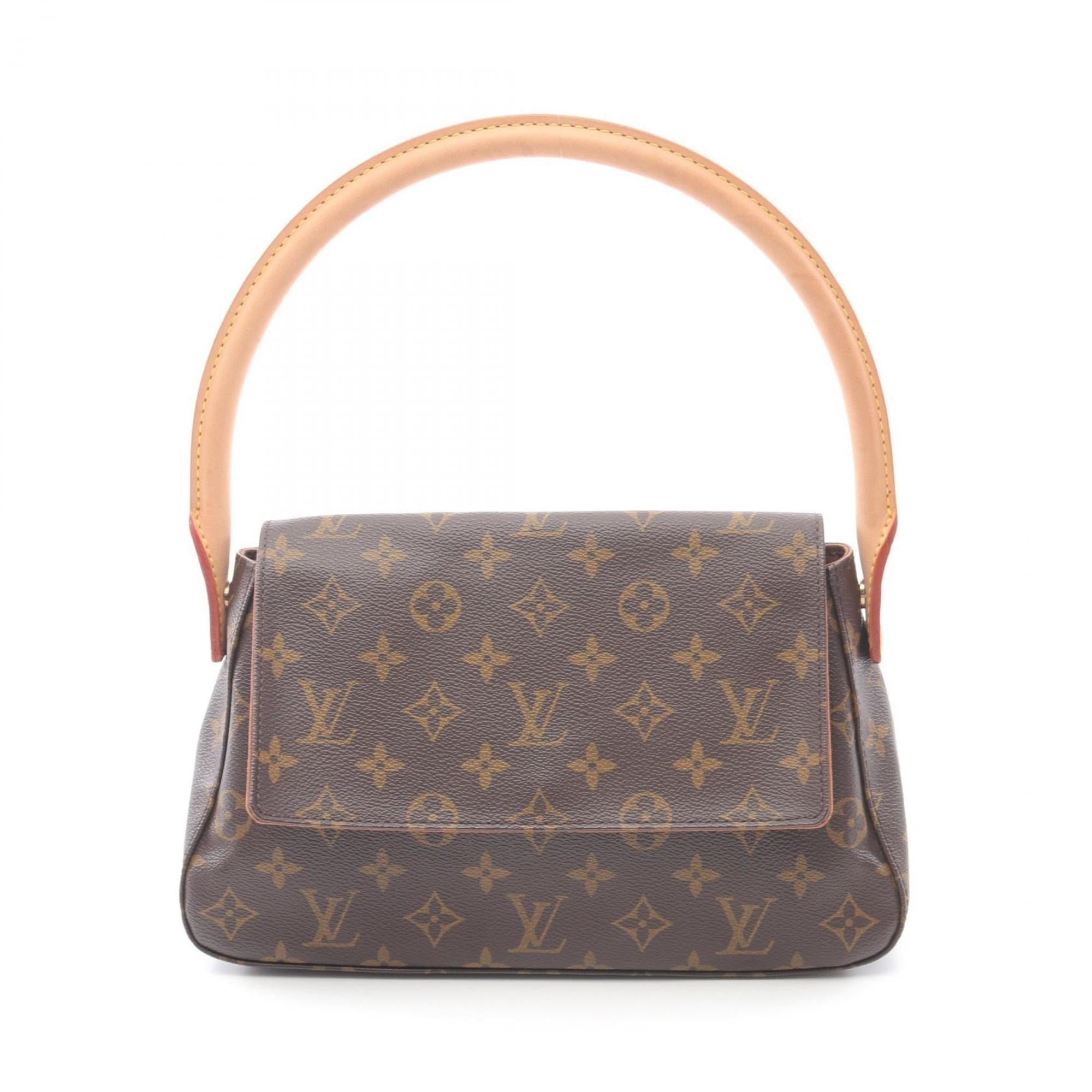 Louis Vuitton Brown Monogram Coated Canvas Handbag