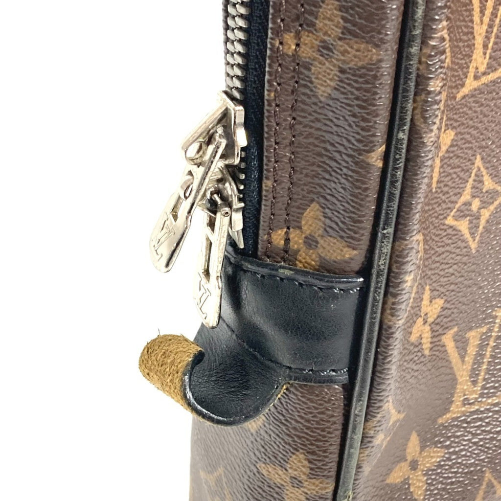 Louis Vuitton Black Brown Monogram Canvas Tote Bag