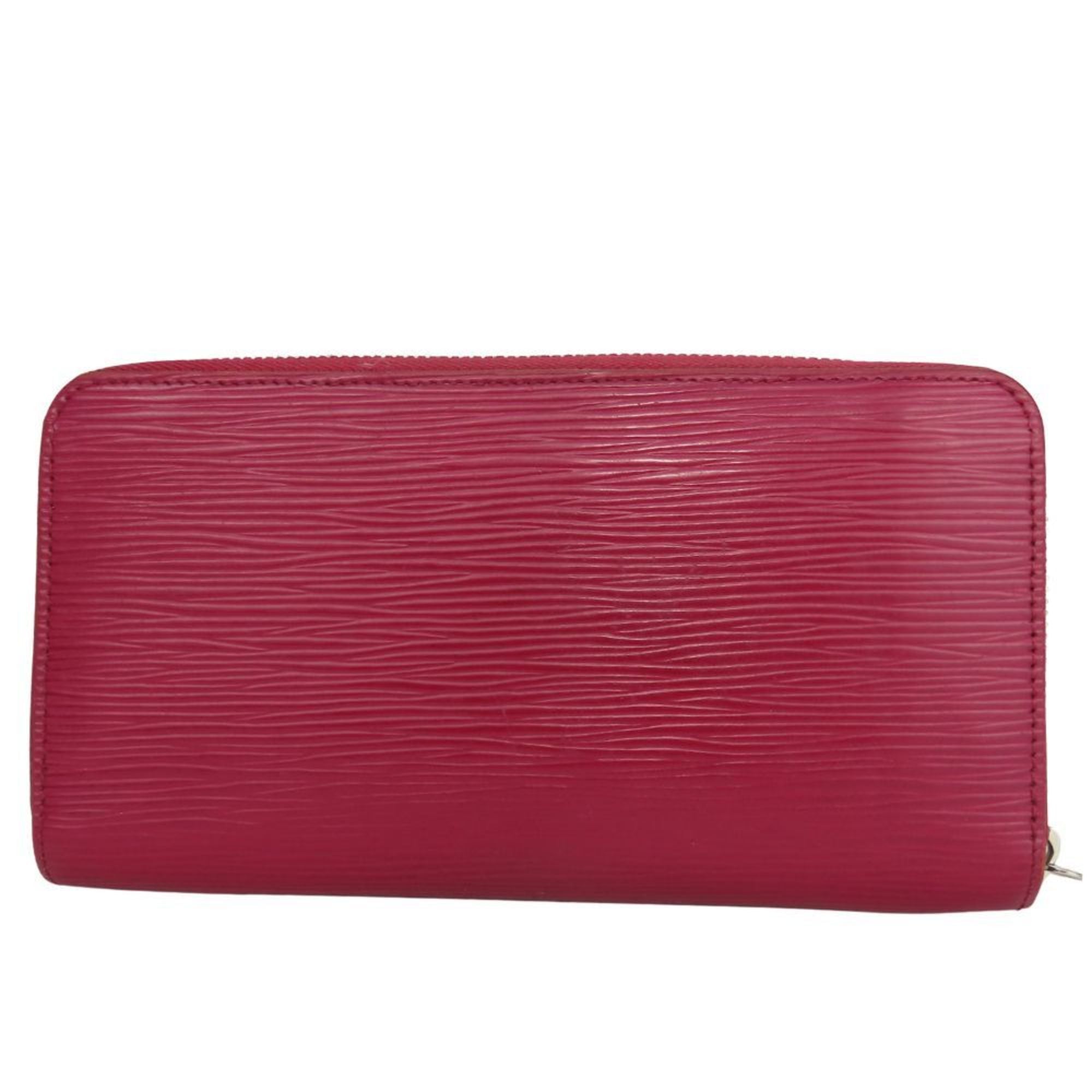 Louis Vuitton Bordeaux Fuchsia Epi Leather Long Wallet