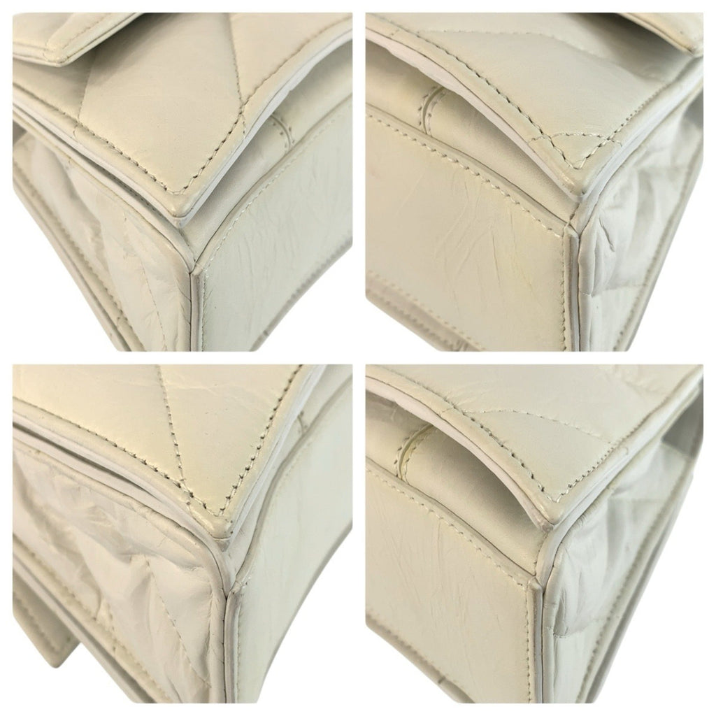 Balenciaga White Leather Shoulder