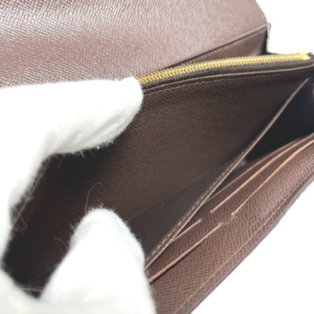 Louis Vuitton Ebene Damier Canvas Long Wallet