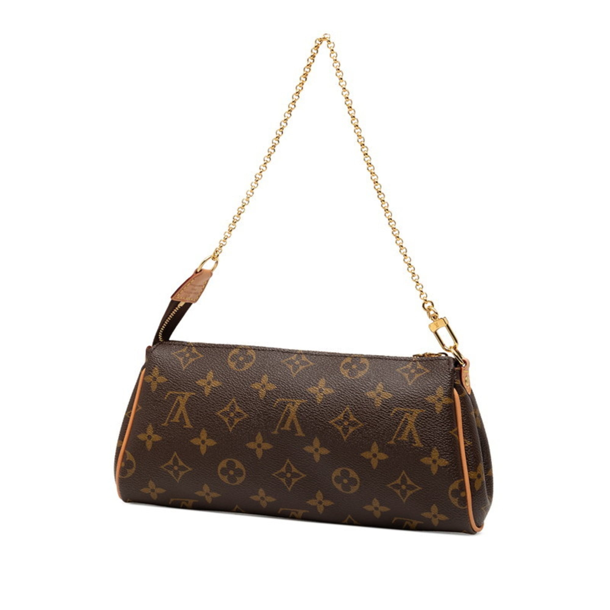 Louis Vuitton Brown Pvc Leather Handbag Shoulder Bag