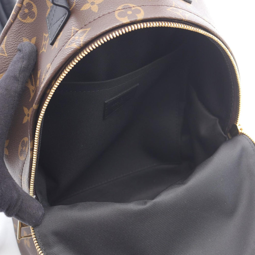 Louis Vuitton Black Brown Monogram Coated Canvas Backpack