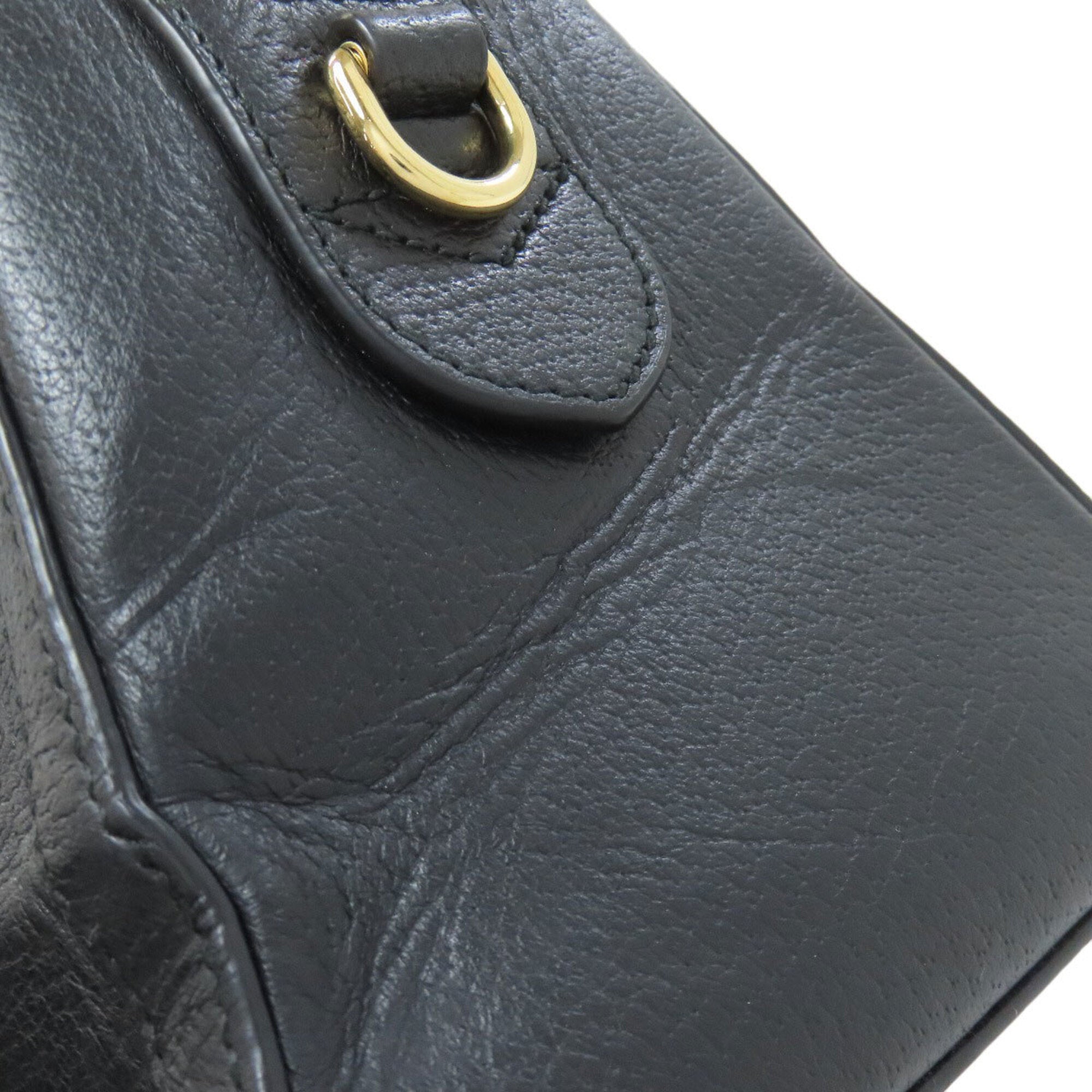 Gucci Black Leather Handbag (Pre-Owned)