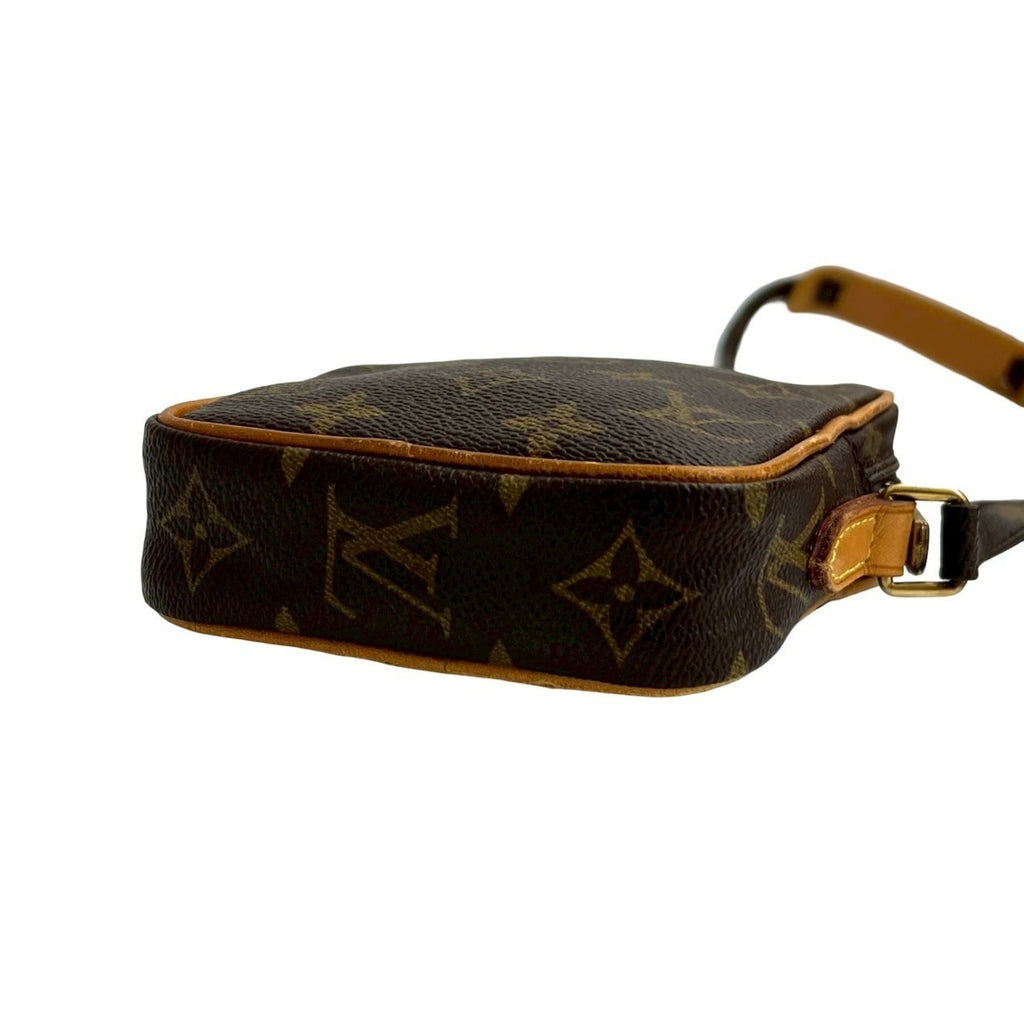 Louis Vuitton Brown Leather Pvc Pochette Shoulder Bag