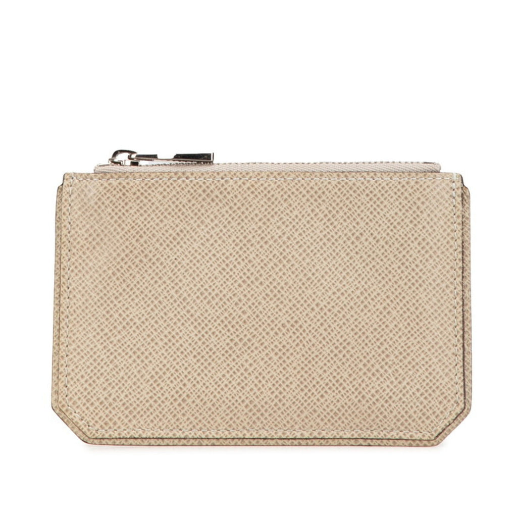 Louis Vuitton Beige Leather Coin Purse/Coin Case