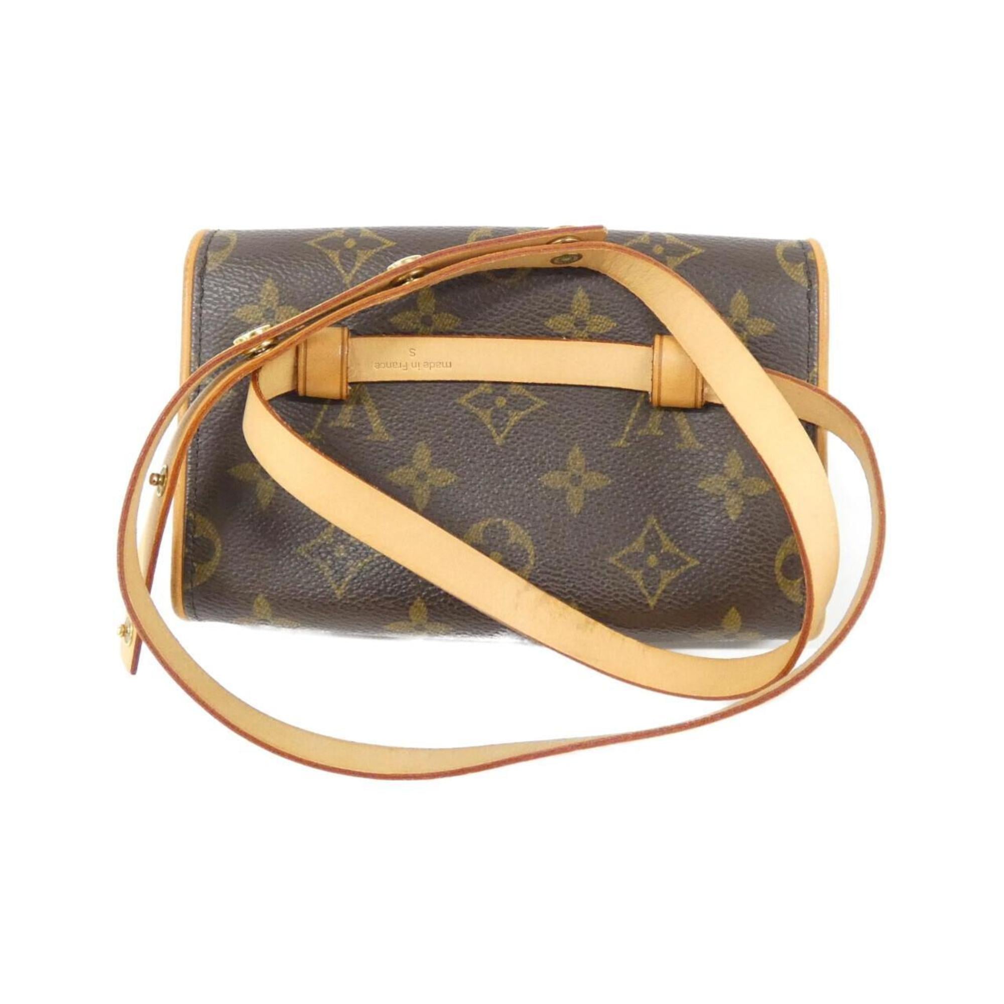 Louis Vuitton Monogram Marron Coated Canvas Fanny Pack Pochette