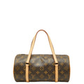 Louis Vuitton Monogram Brown Pvc Leather Handbag