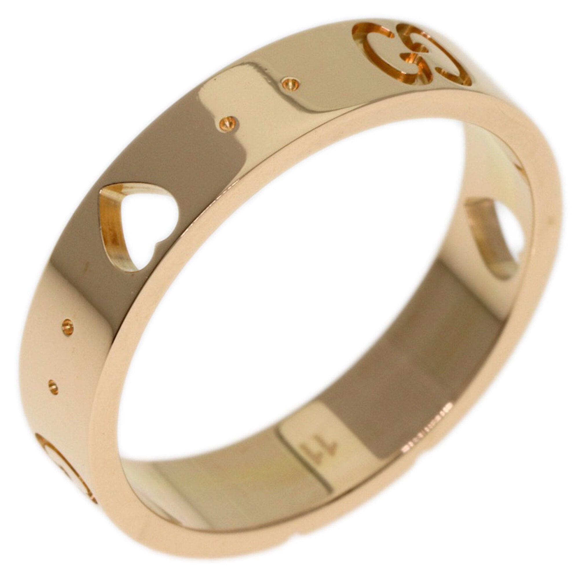 Gucci Icon Pink Gold (18K) Band Ring (Pre-Owned)