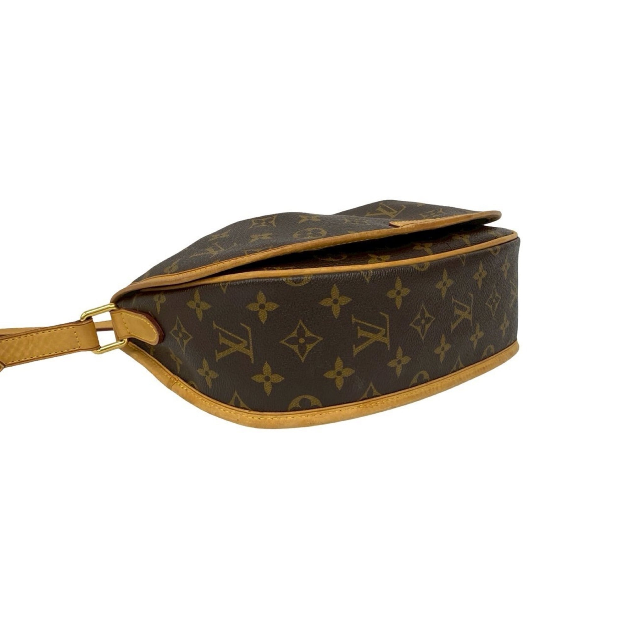 Louis Vuitton Brown Leather Pvc Pochette Shoulder Bag