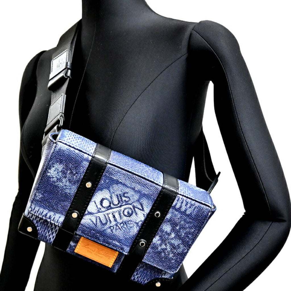 Louis Vuitton Damier Blue Damier Canvas Galle Pvc Fanny Pack