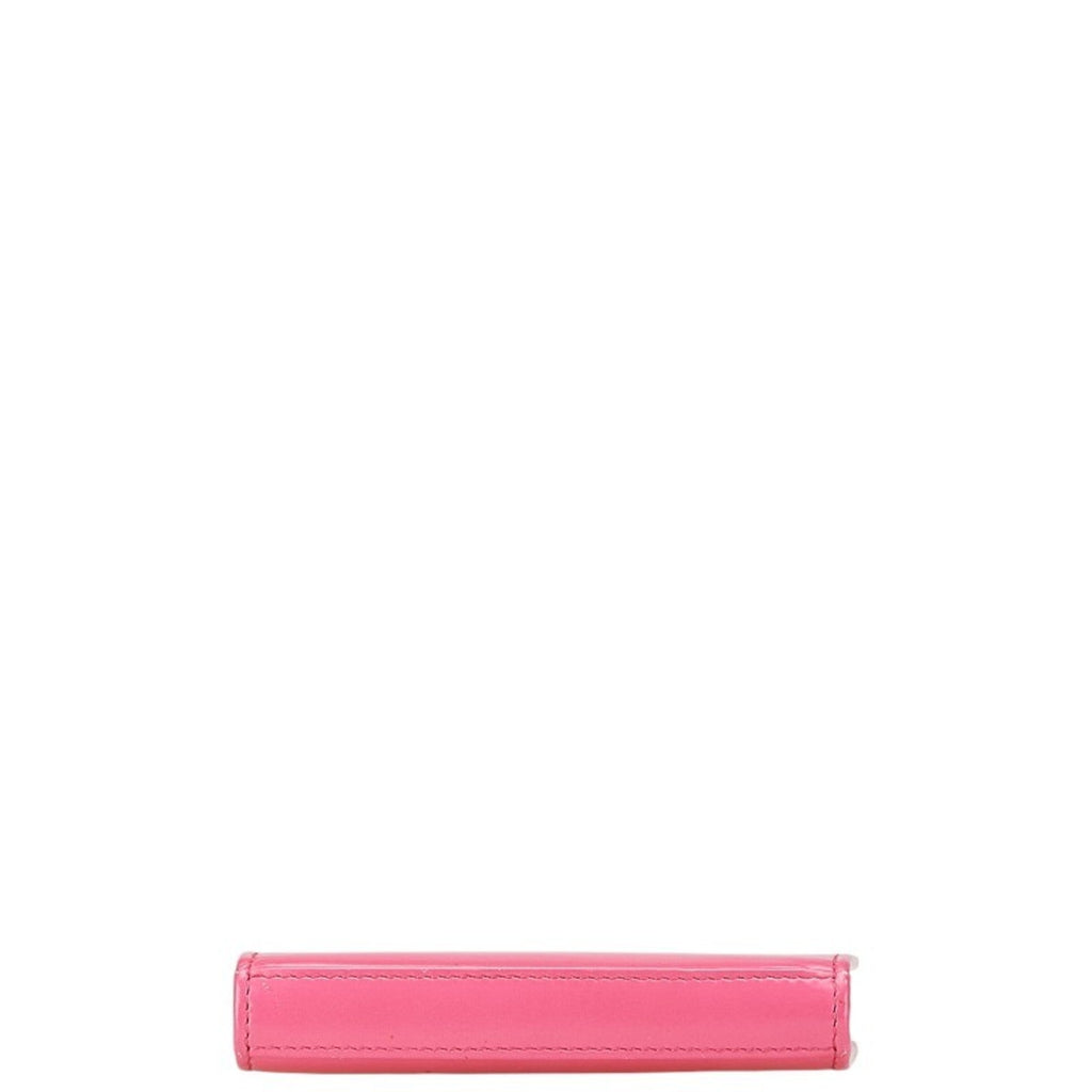Saint Laurent Pink Leather Coin Purse/Coin Case (Pre-Owned)