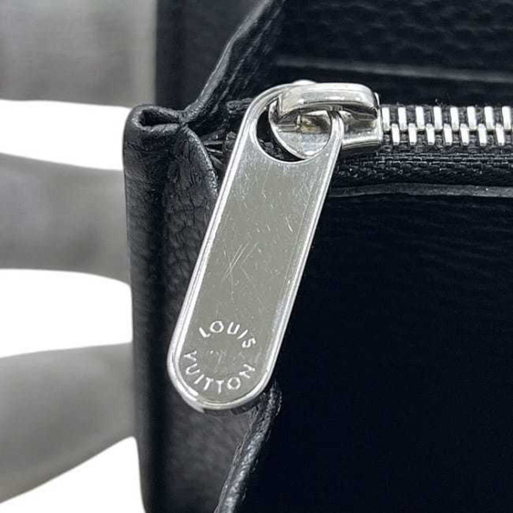 Louis Vuitton Black Monogram Noir Mahina Leather Long Wallet