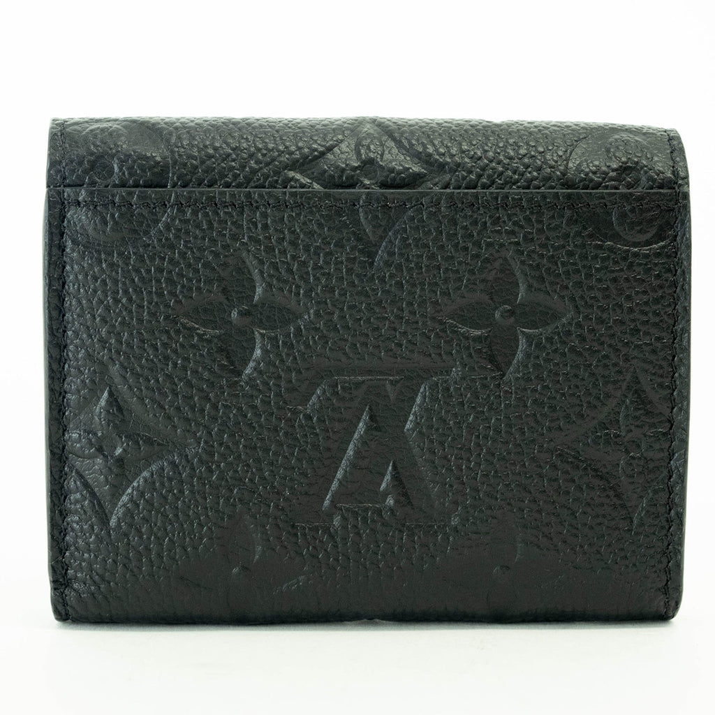 Louis Vuitton Noir Monogram Empreinte Wallet (Tri-Fold)