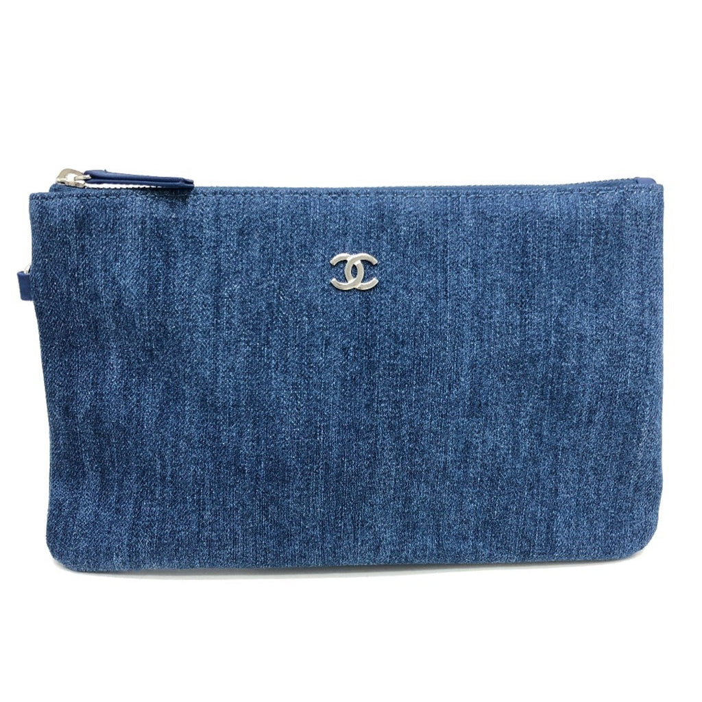 Chanel Blue Denim Shoulder Bag