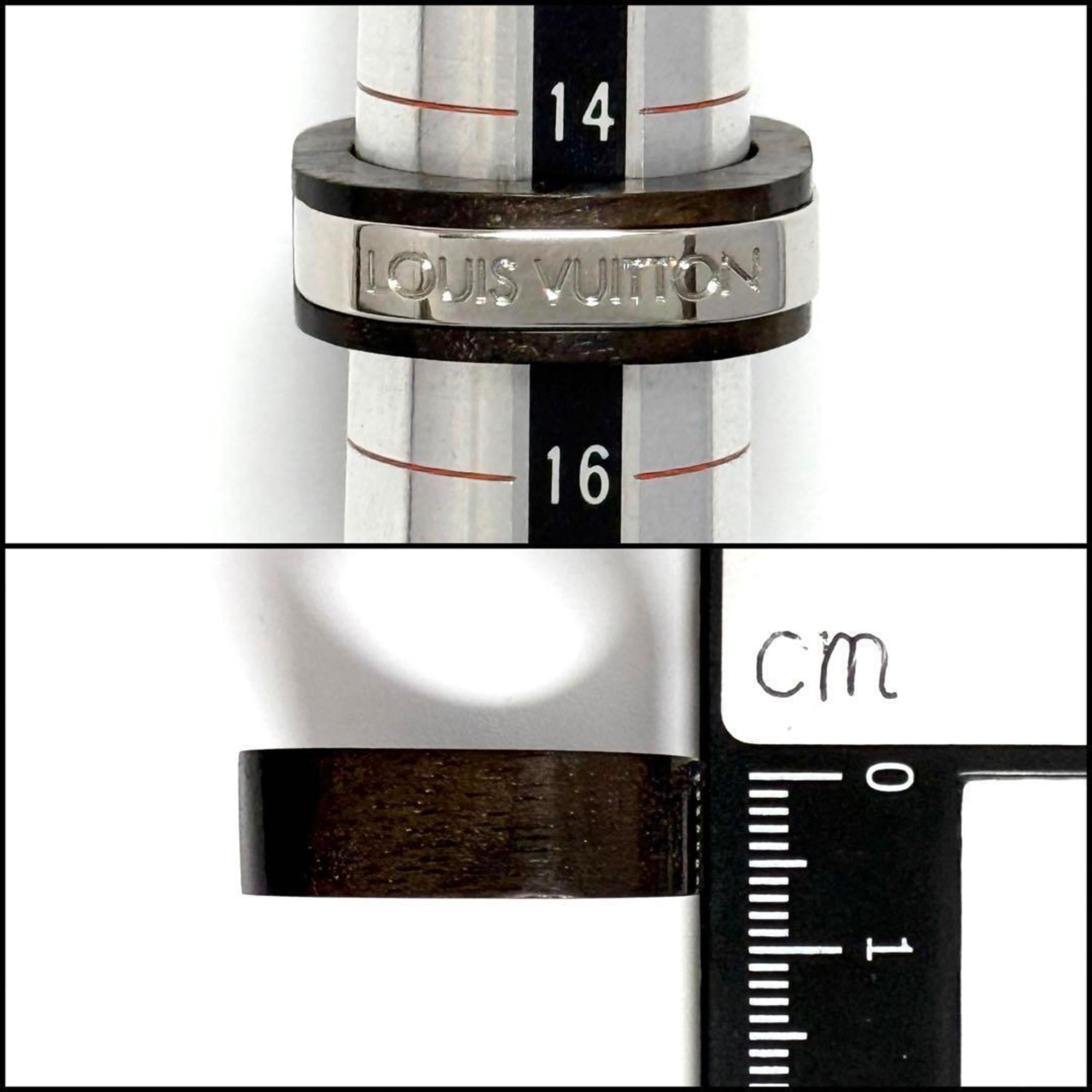 Louis Vuitton Metal Wood Band Ring