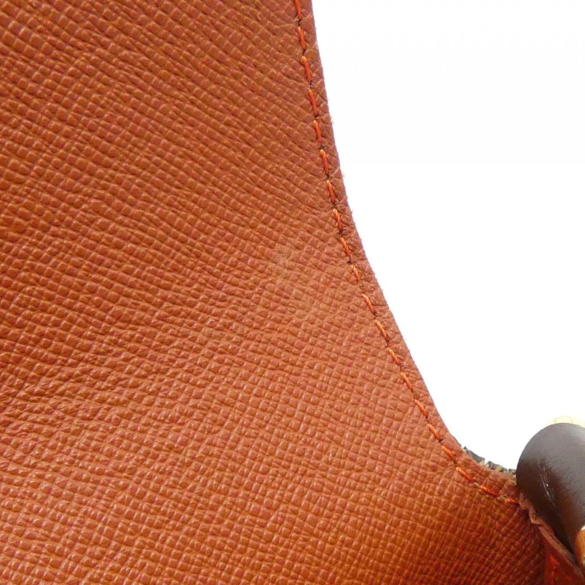 Louis Vuitton Brown Coated Canvas Shoulder Bag