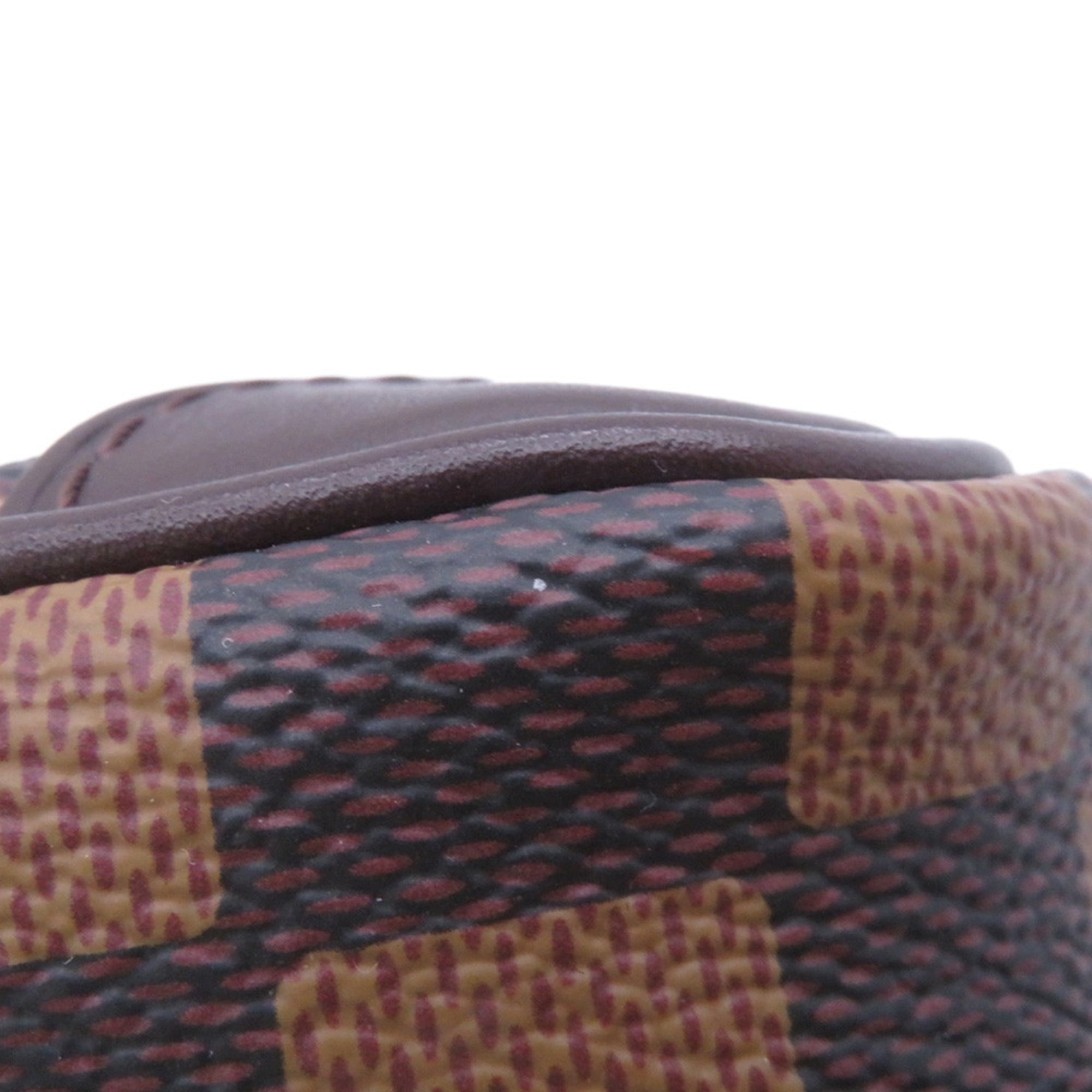 Louis Vuitton Damier Brown Red Color Shoulder Bag