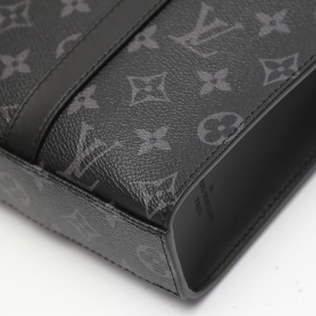 Louis Vuitton Black Monogram Eclipse Canvas Shoulder Bag Tote Bag