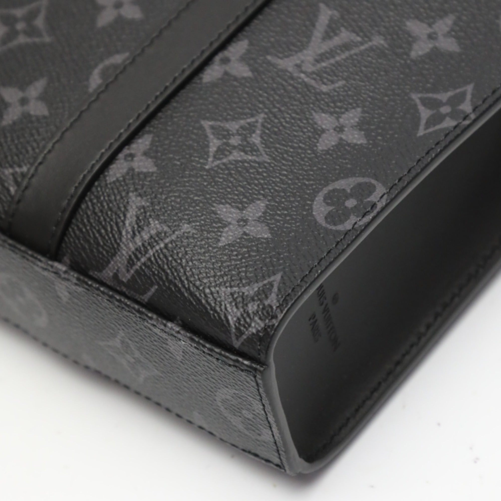 Louis Vuitton Black Monogram Eclipse Canvas Shoulder Bag Tote Bag