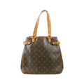 Louis Vuitton Brown Coated Canvas Shoulder Bag