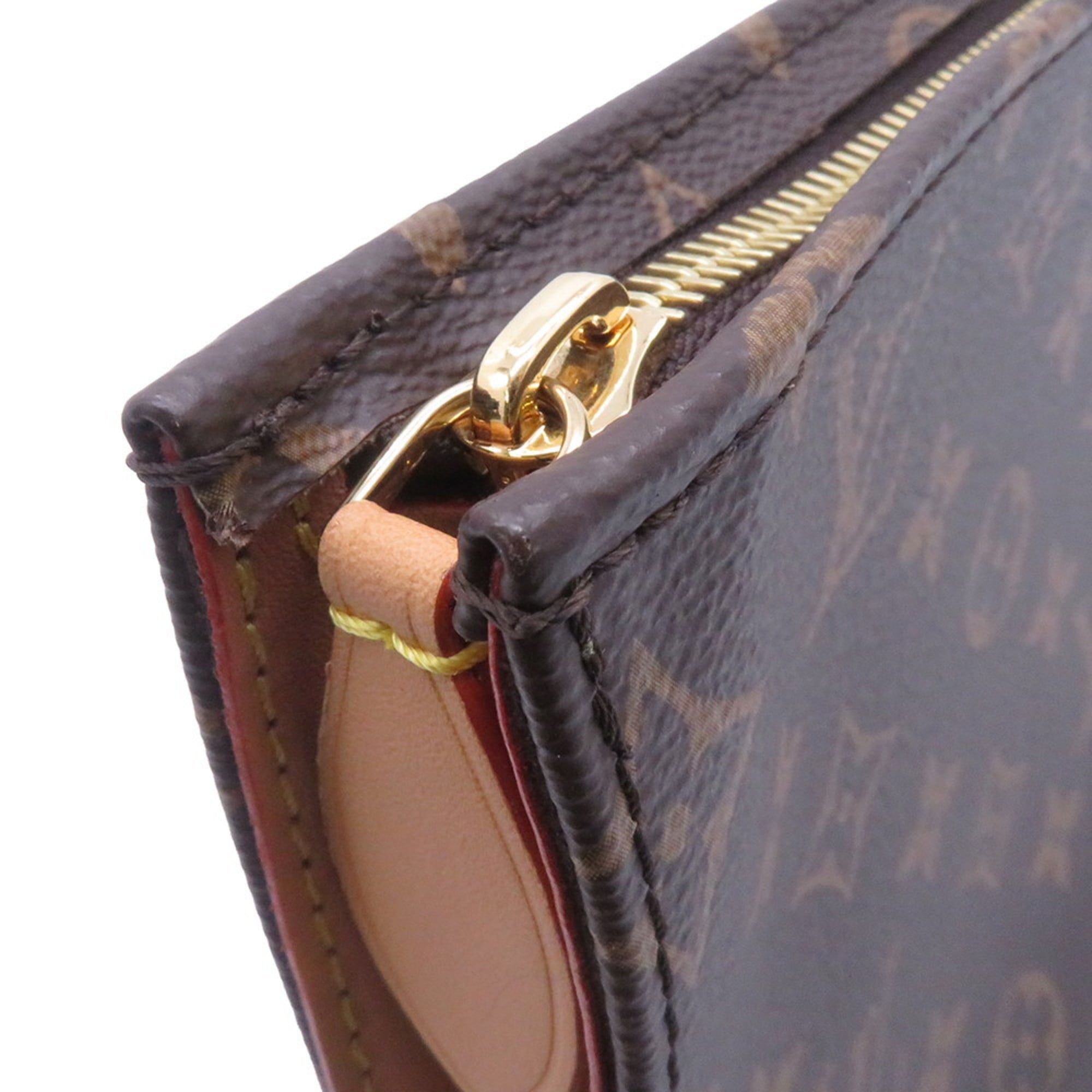 Louis Vuitton Brown Monogram Monogram Clutch Bag Pouch Shoulder Bag