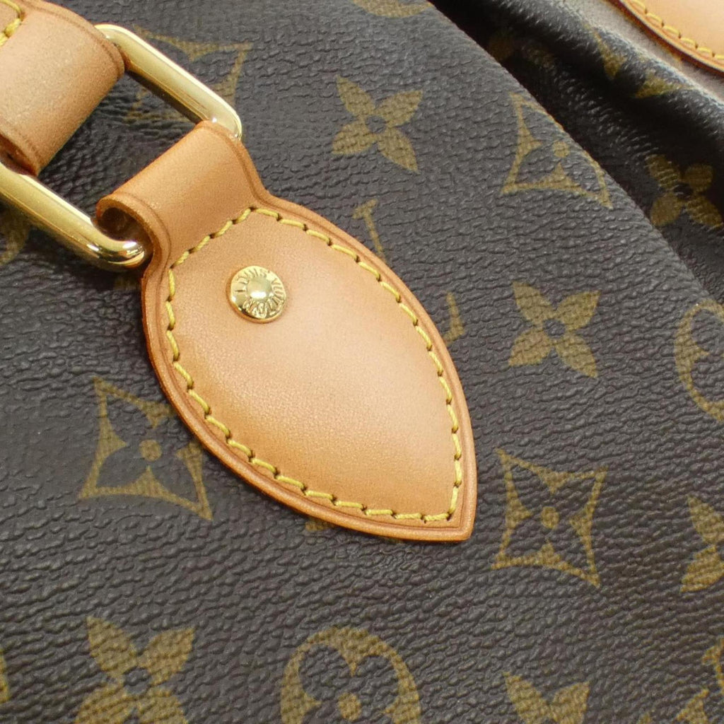 Louis Vuitton Marron Coated Canvas Handbag