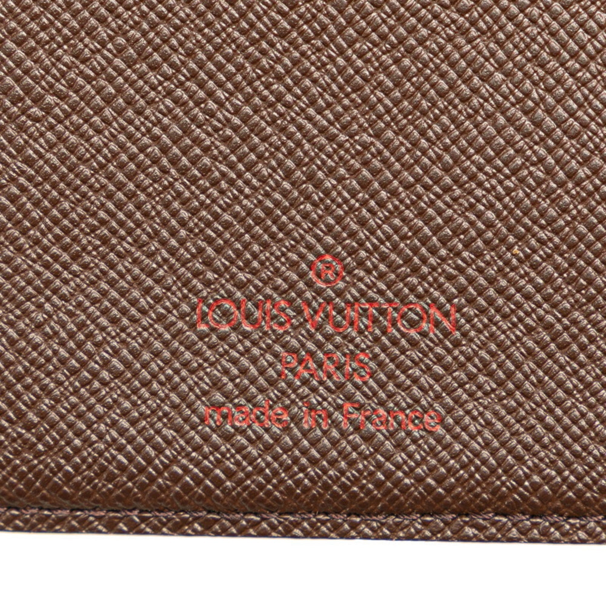 Louis Vuitton Brown Pvc Wallet (Tri-Fold)
