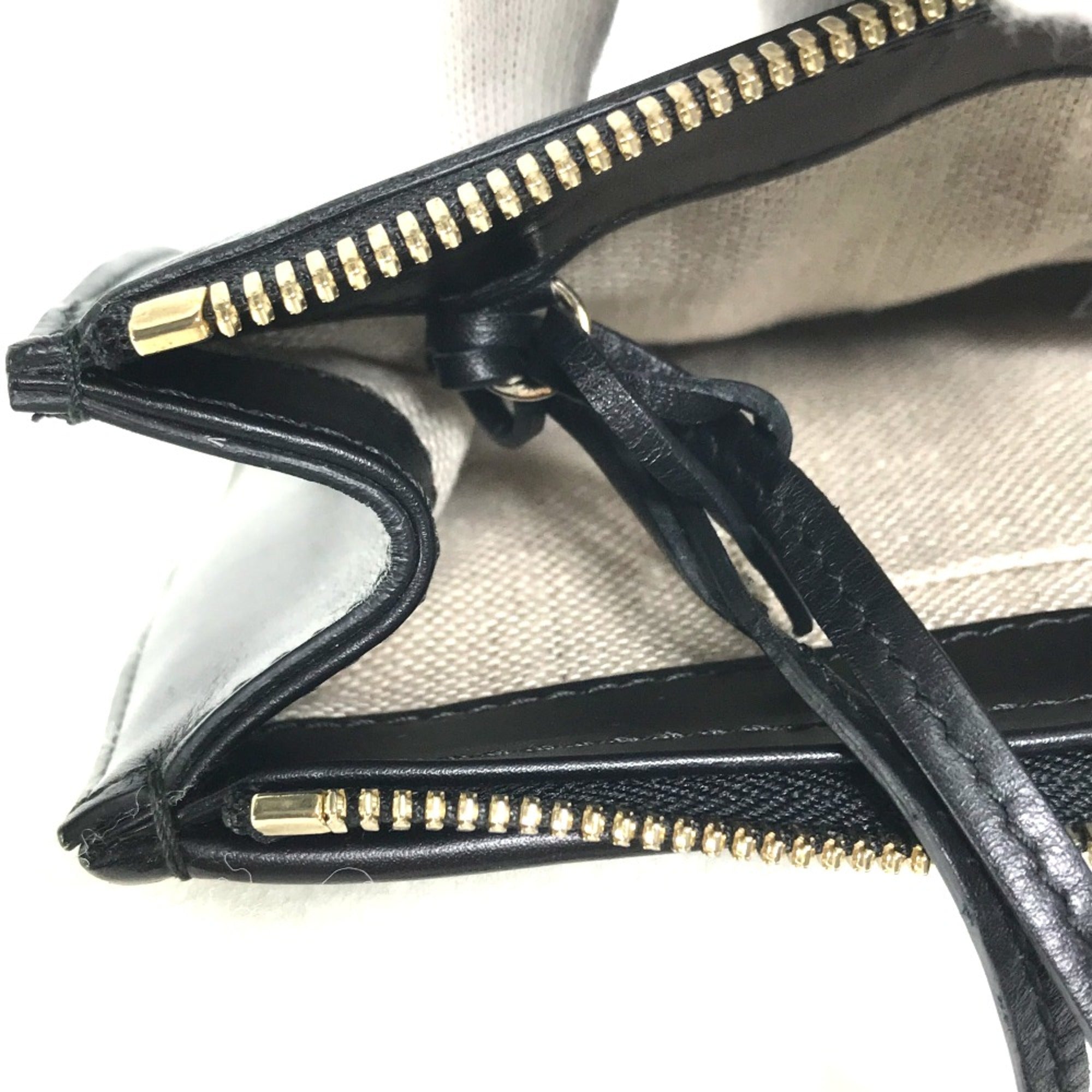 Balenciaga Black Leather Clutch