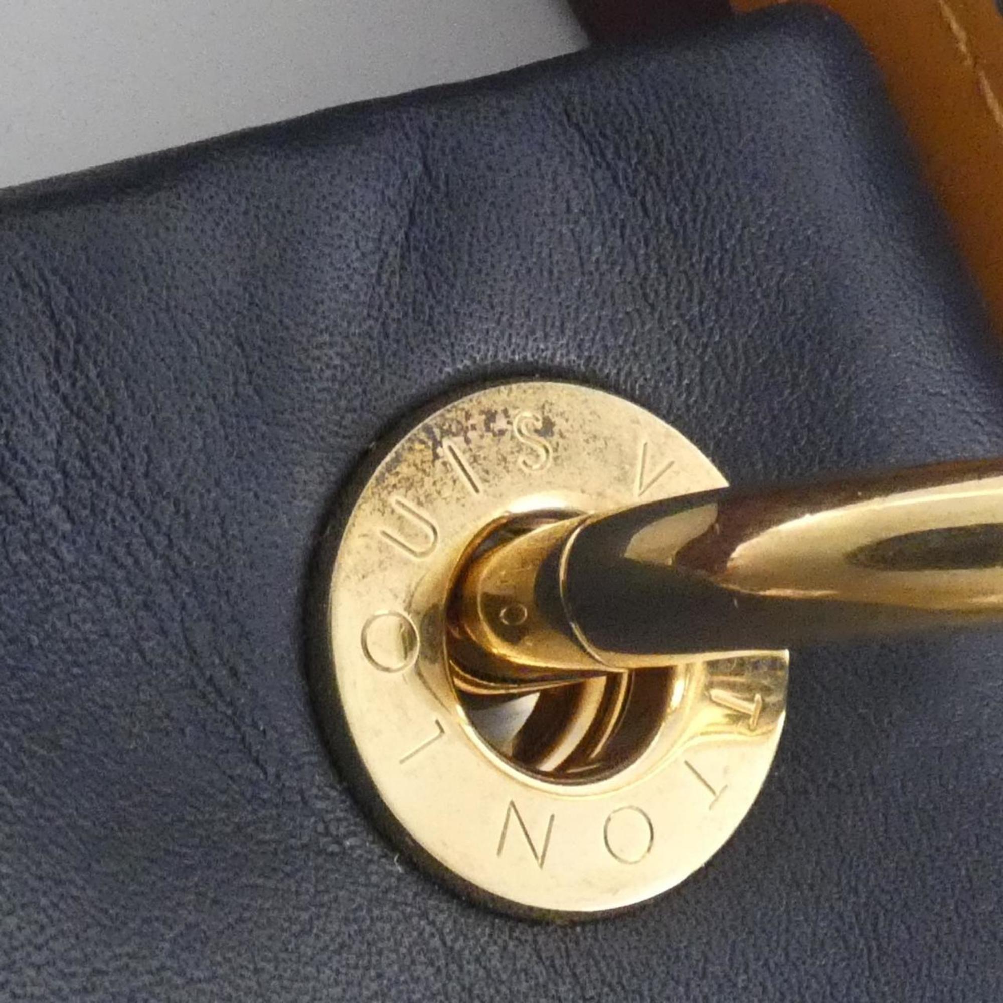 Louis Vuitton Marron Coated Canvas Leather Shoulder Bag