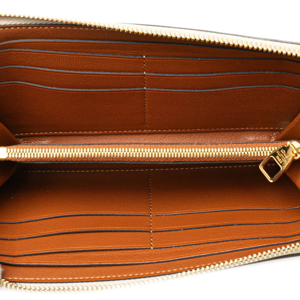 Louis Vuitton Brown Leather Long Wallet
