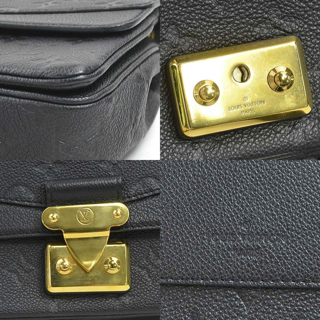 Louis Vuitton Noir Monogram Empreinte Shoulder Bag
