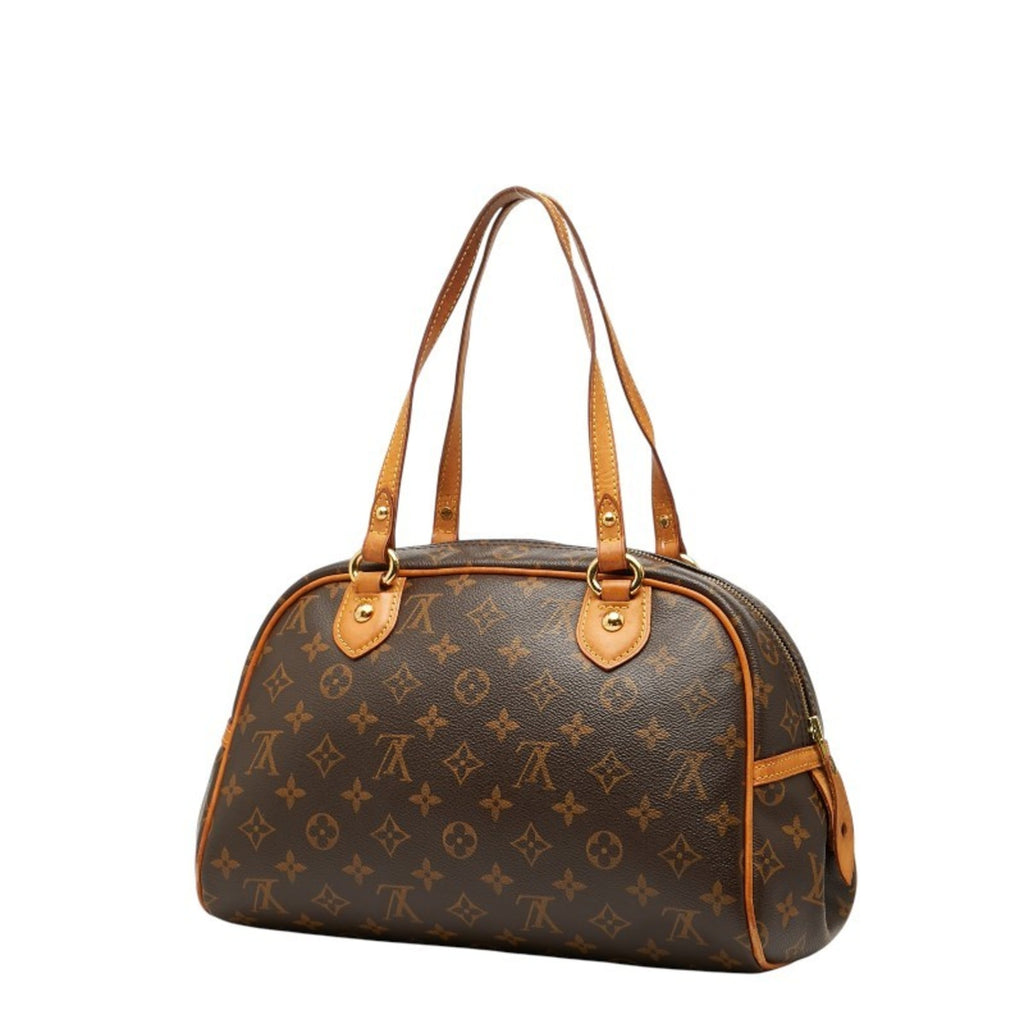 Louis Vuitton Brown Monogram Pvc Leather Handbag