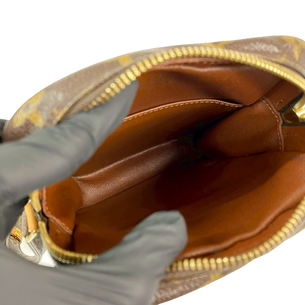Louis Vuitton Brown Leather Pvc Pochette Shoulder Bag