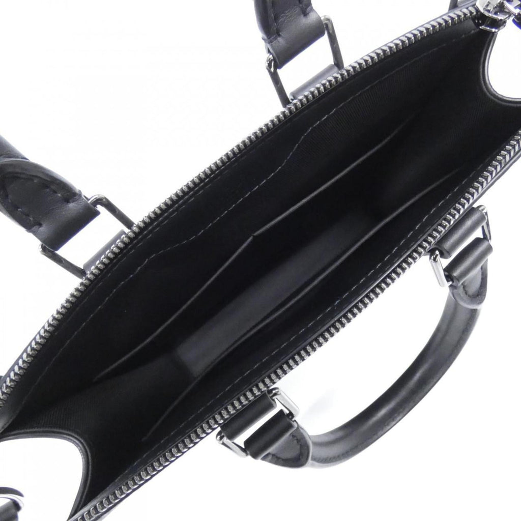 Louis Vuitton Black Coated Canvas Handbag