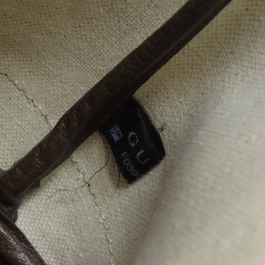 Gucci Brown Pvc Handbag (Pre-Owned)