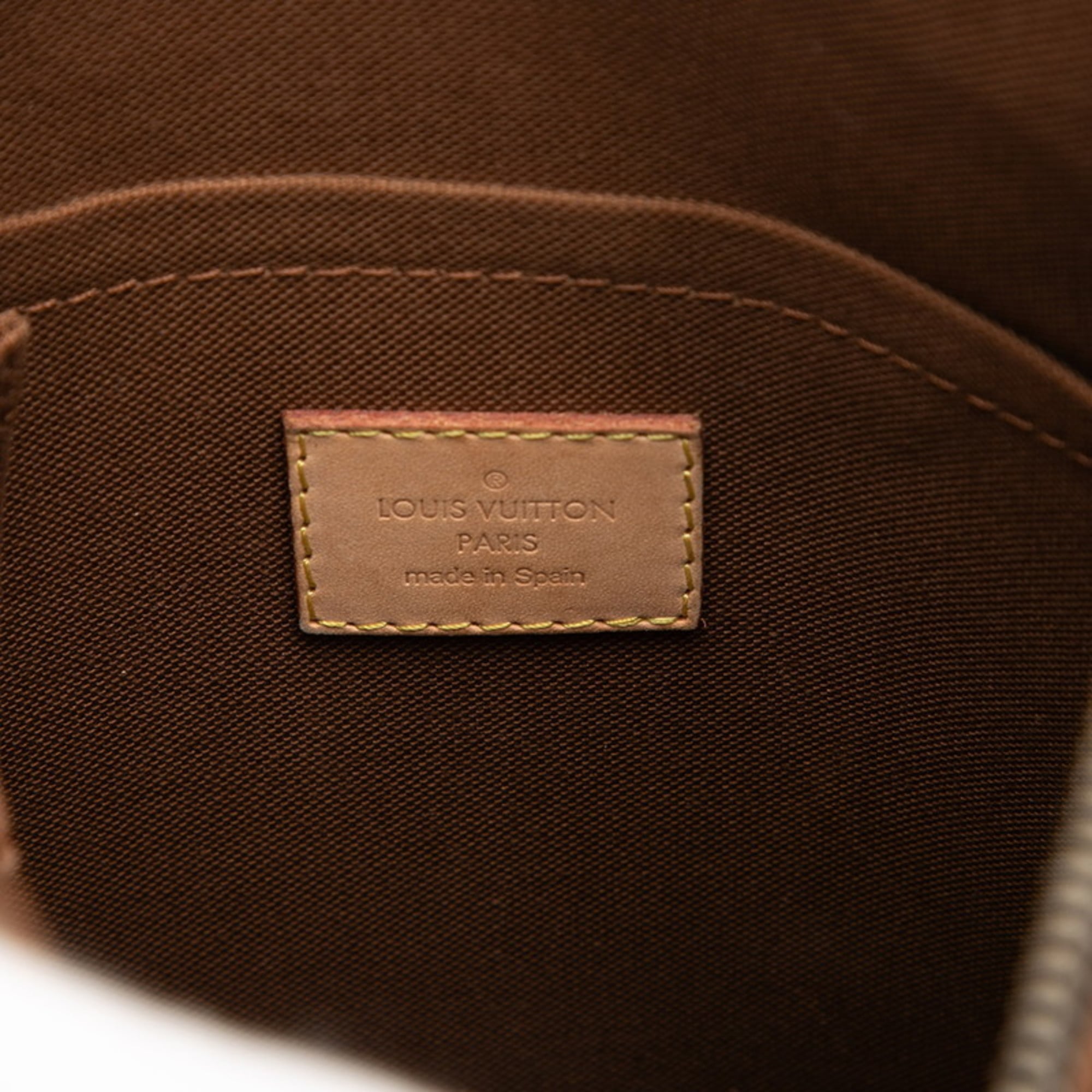 Louis Vuitton Brown Pvc Leather Shoulder Bag