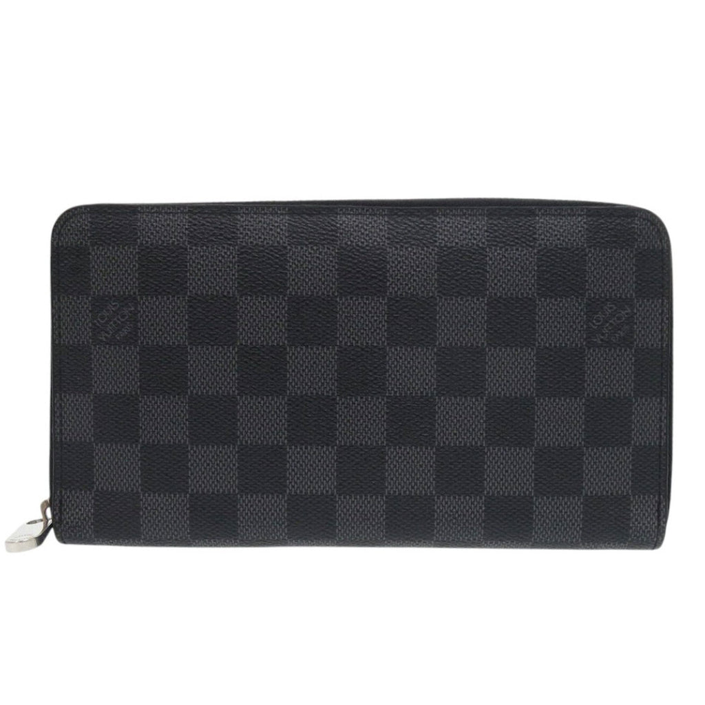 Louis Vuitton Black Gray Damier Graphite Canvas Long Wallet