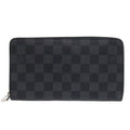 Louis Vuitton Black Gray Damier Graphite Canvas Long Wallet
