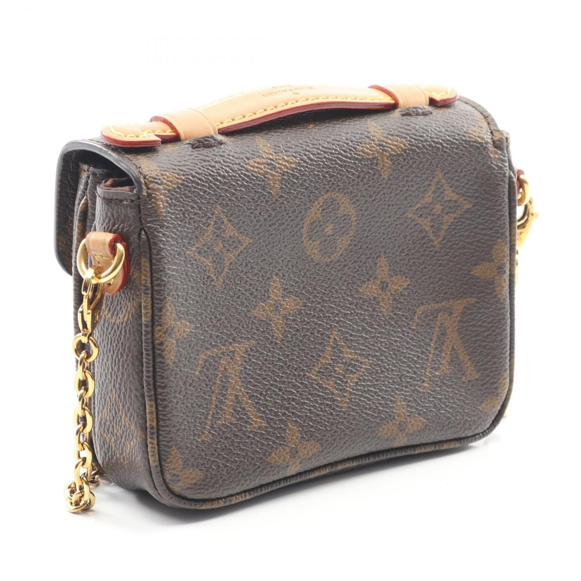 Louis Vuitton Brown Monogram Leather Handbag