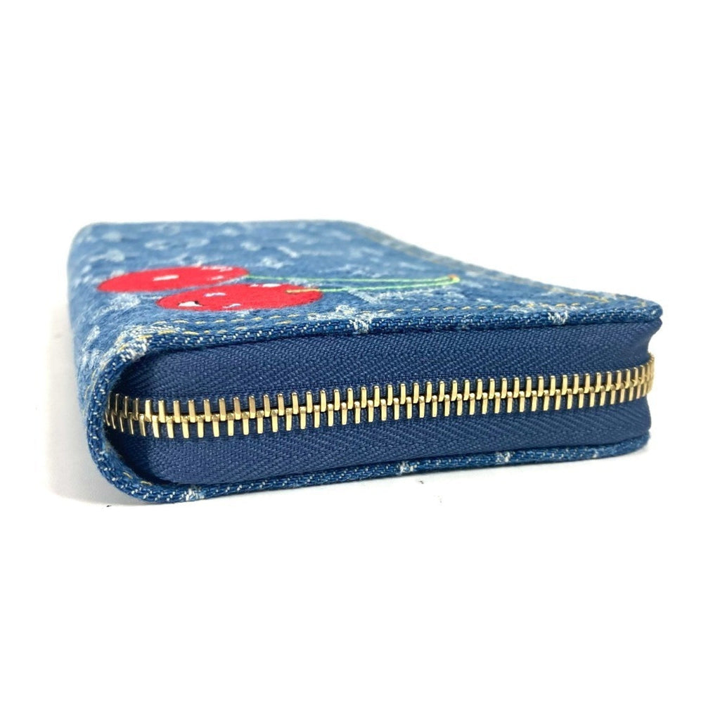Louis Vuitton Monogram Denim Blue Long Wallet