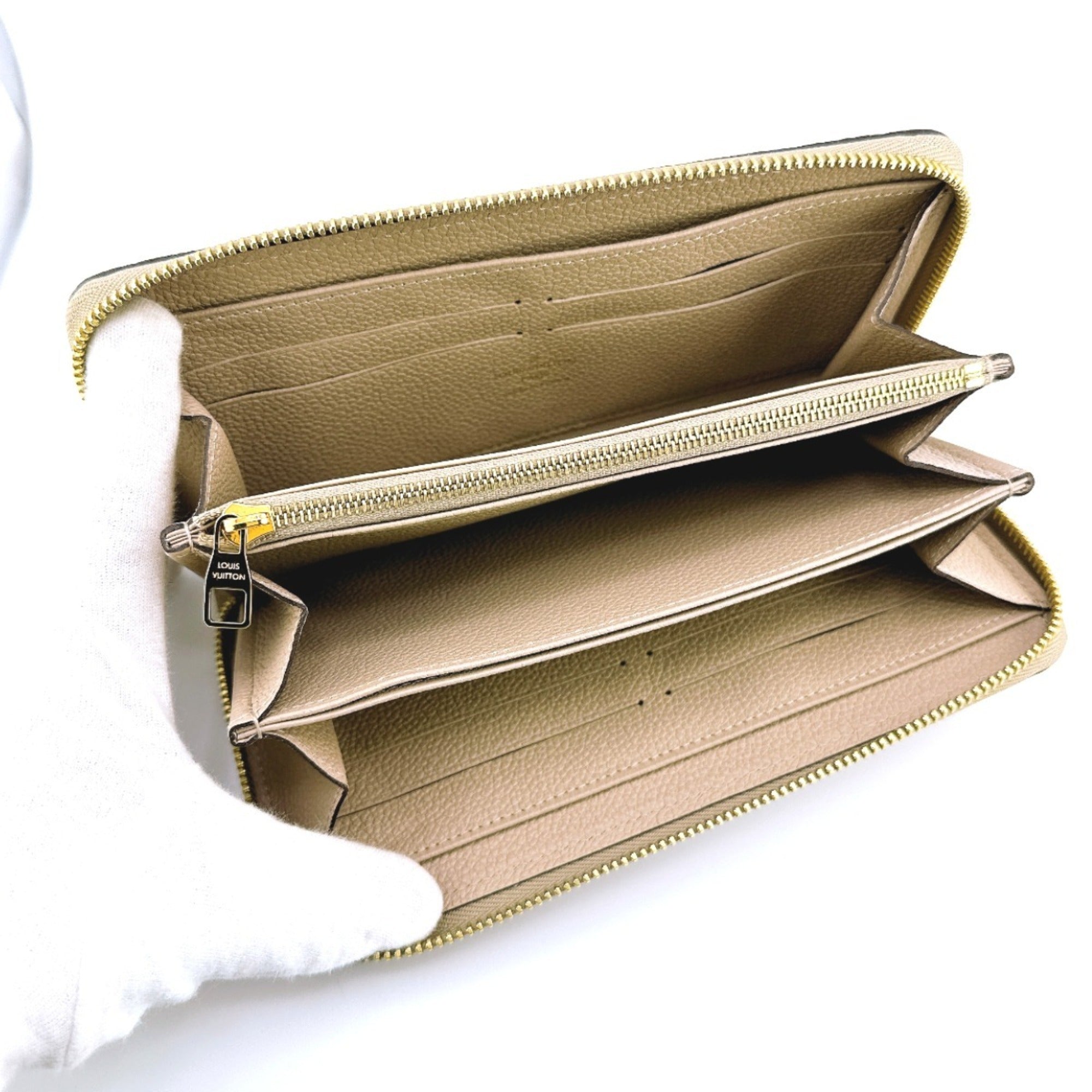 Louis Vuitton Beige Dune Monogram Empreinte Long Wallet