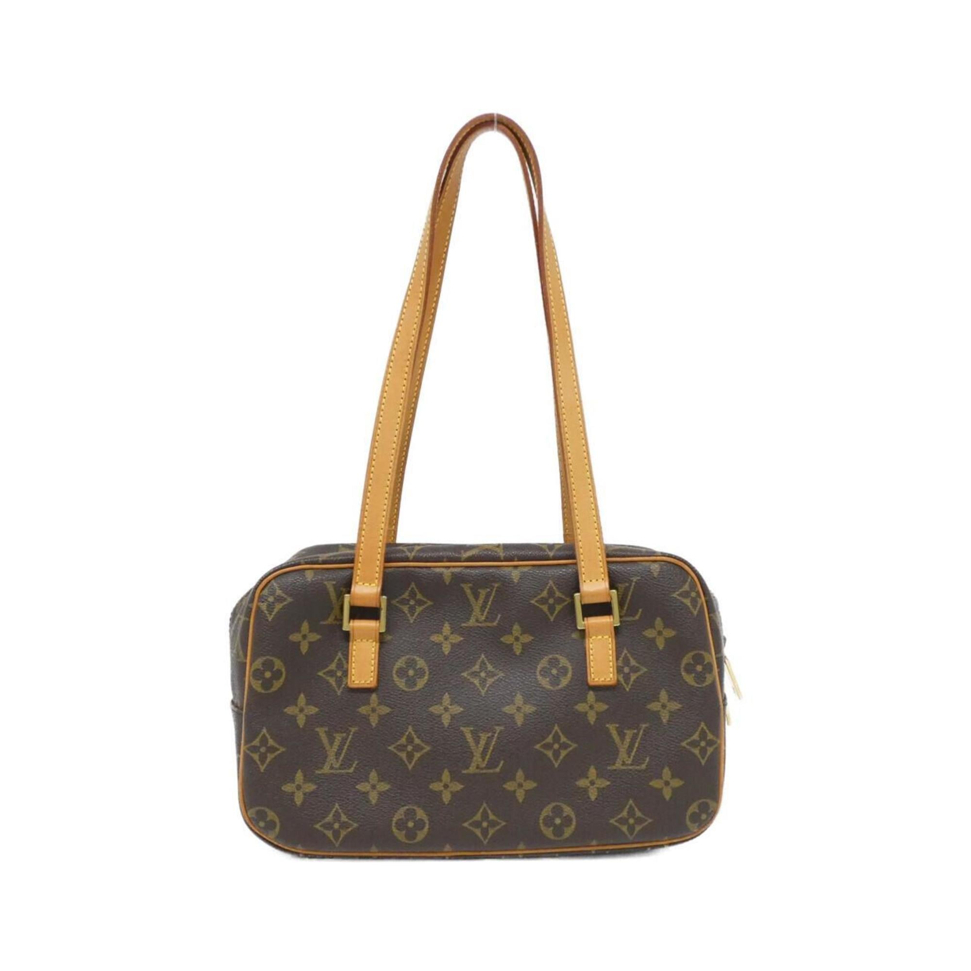 Louis Vuitton Brown Coated Canvas Shoulder Bag